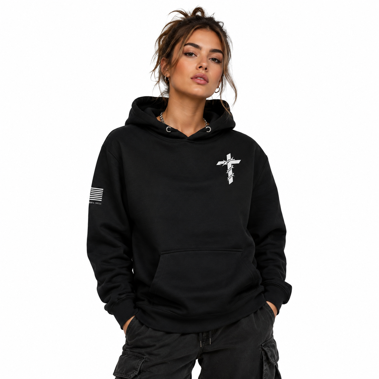 They Shall Run Christian Running Unisex Hoodie | Isaiah 40:31